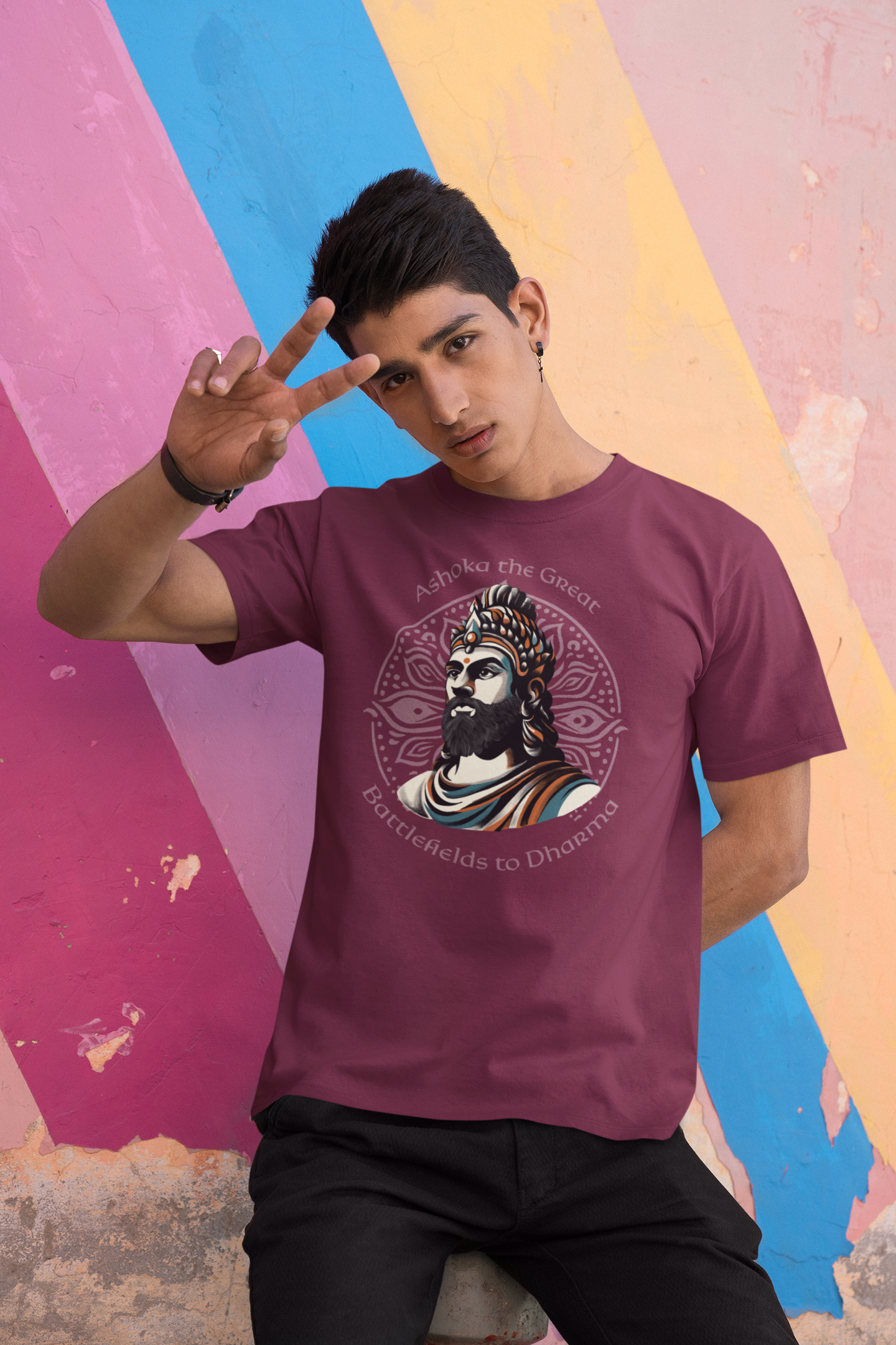 Ashoka the Great Unisex T-Shirt - The Indian Chronicles