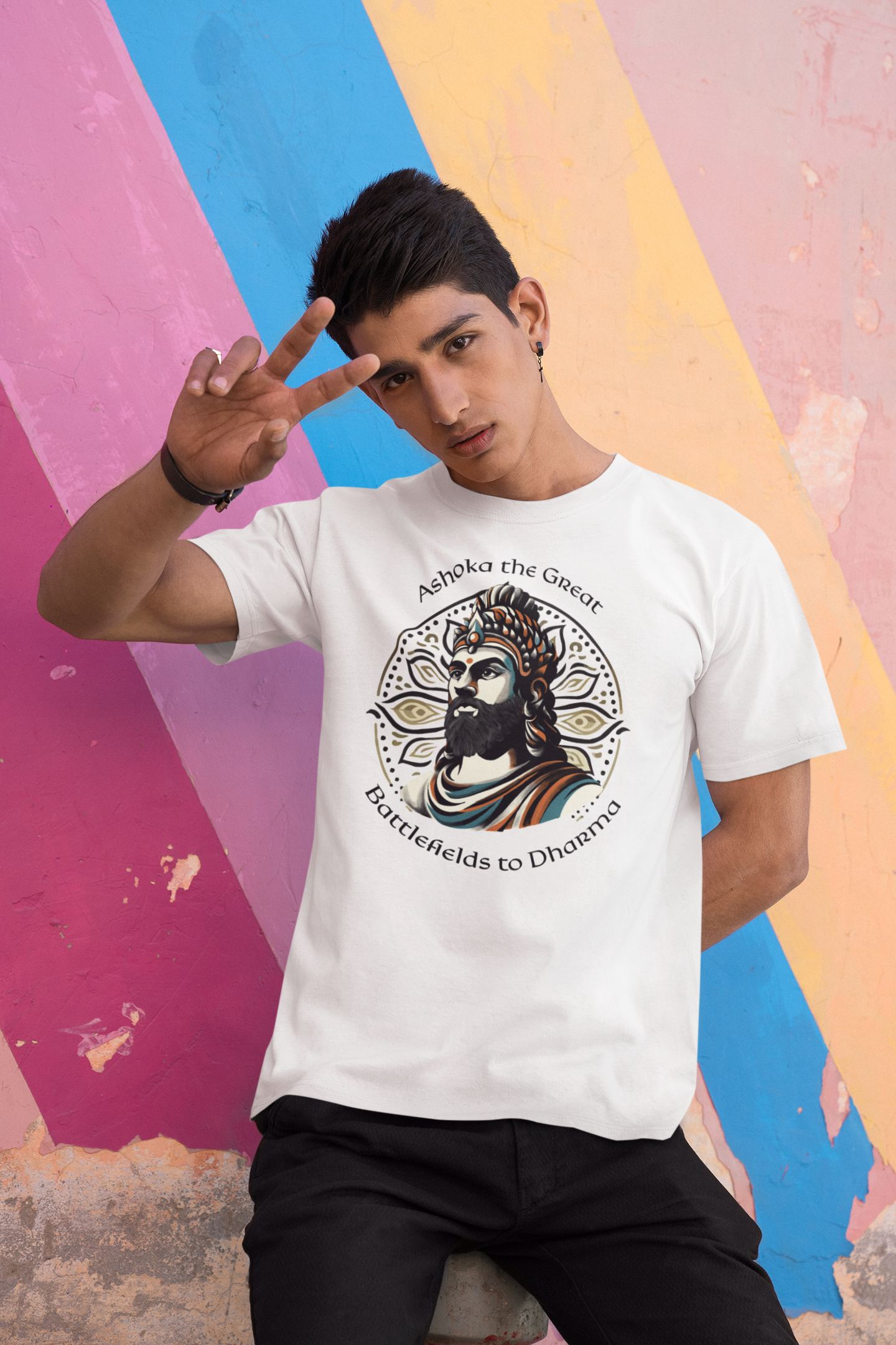 Ashoka the Great Unisex T-Shirt - The Indian Chronicles