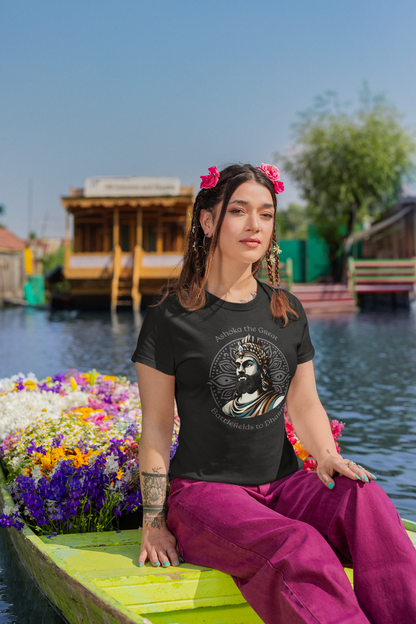 Ashoka the Great Women’s Short Sleeve T-Shirt - The Indian Chronicles