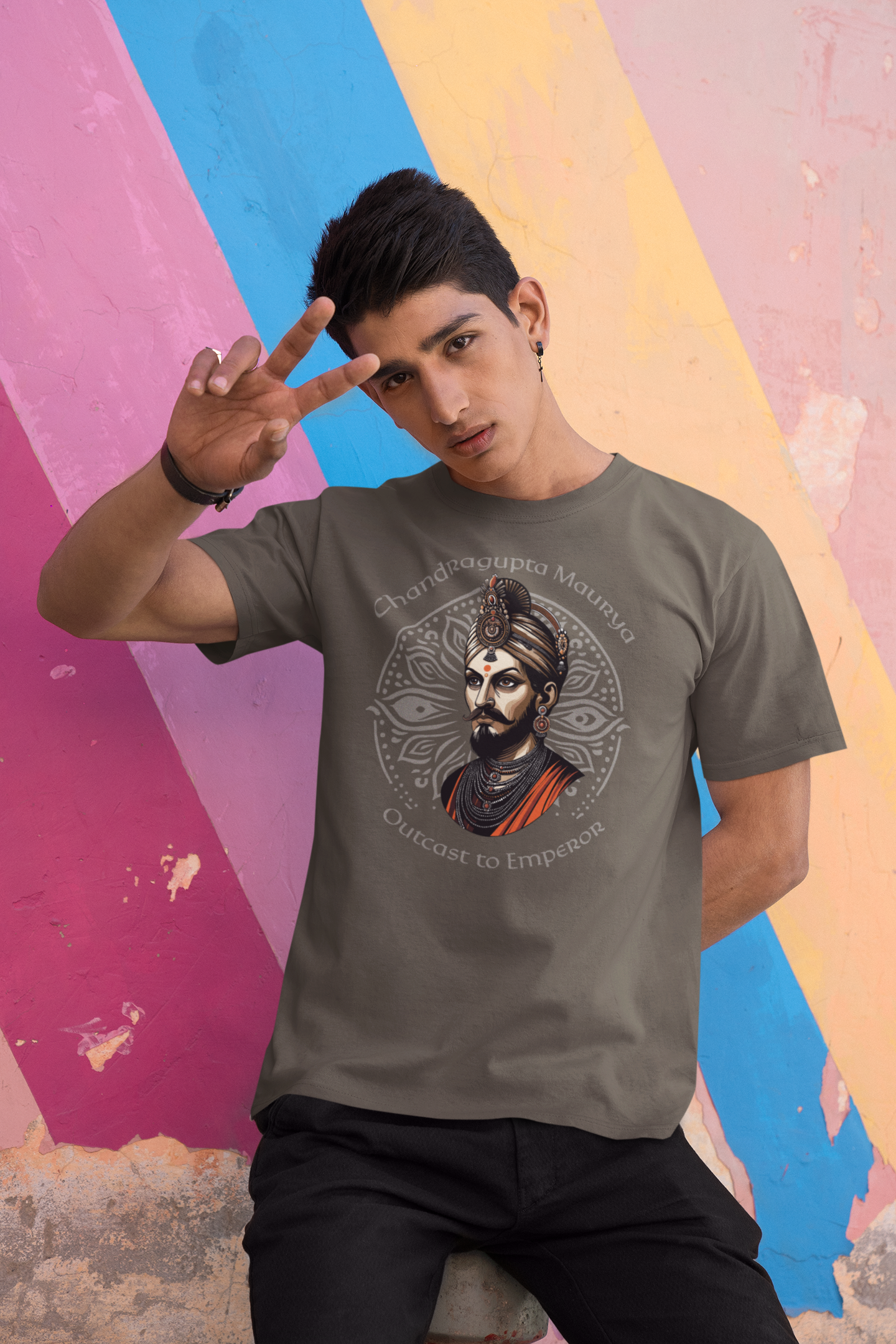 Chandragupta Maurya Unisex T-Shirt - The Indian Chronicles