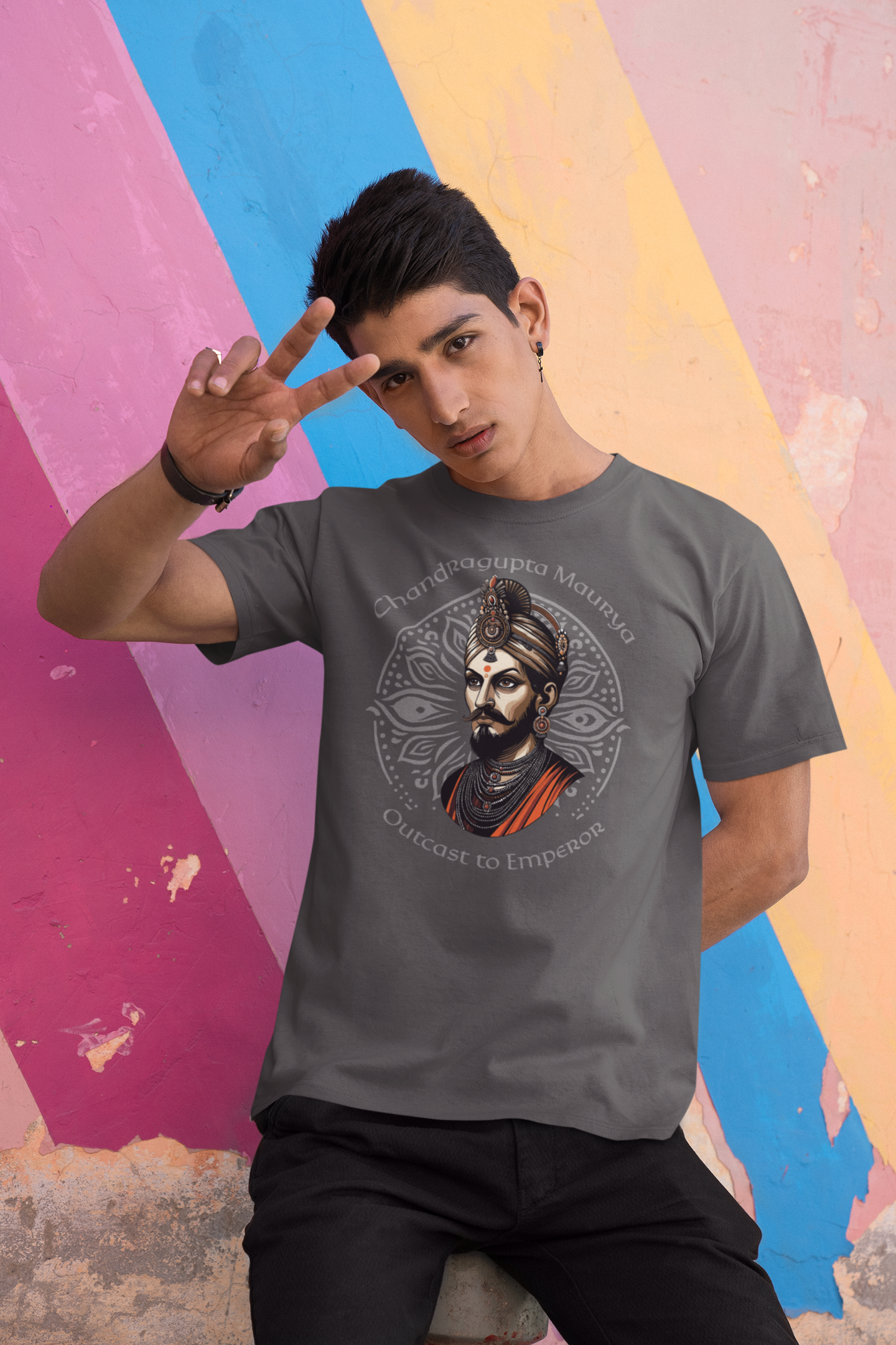 Chandragupta Maurya Unisex T-Shirt - The Indian Chronicles