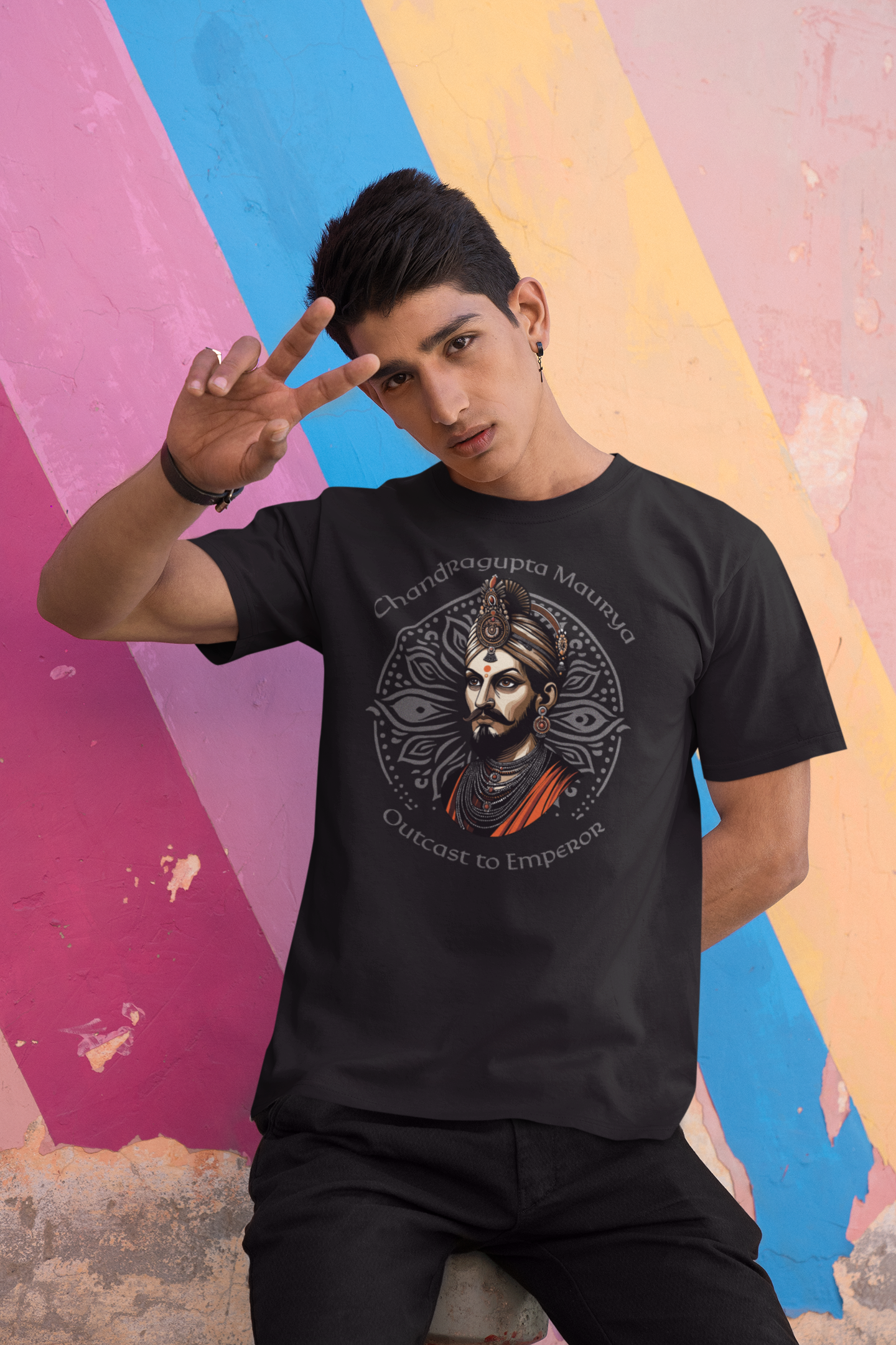 Chandragupta Maurya Unisex T-Shirt - The Indian Chronicles