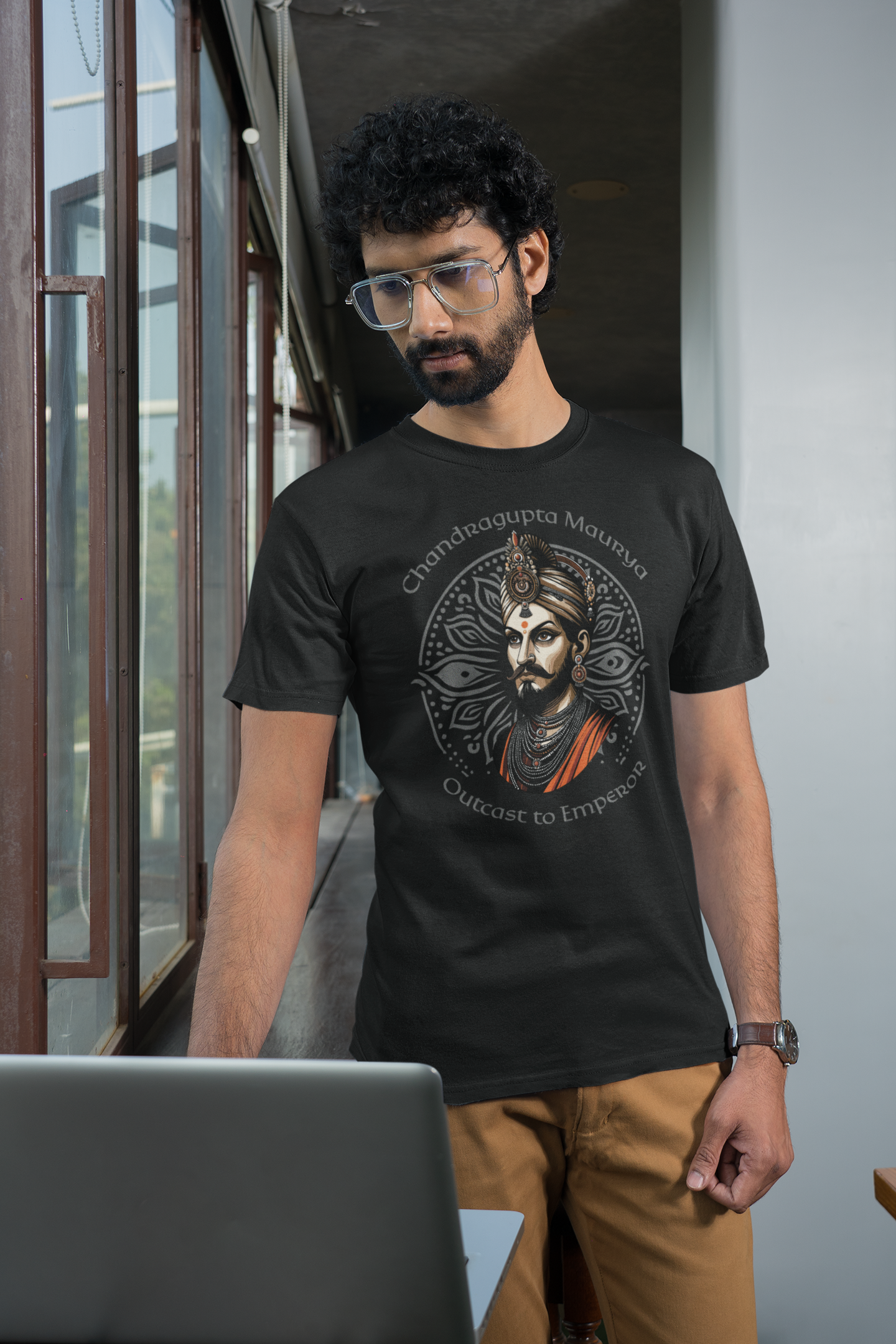 Chandragupta Maurya Unisex T-Shirt - The Indian Chronicles