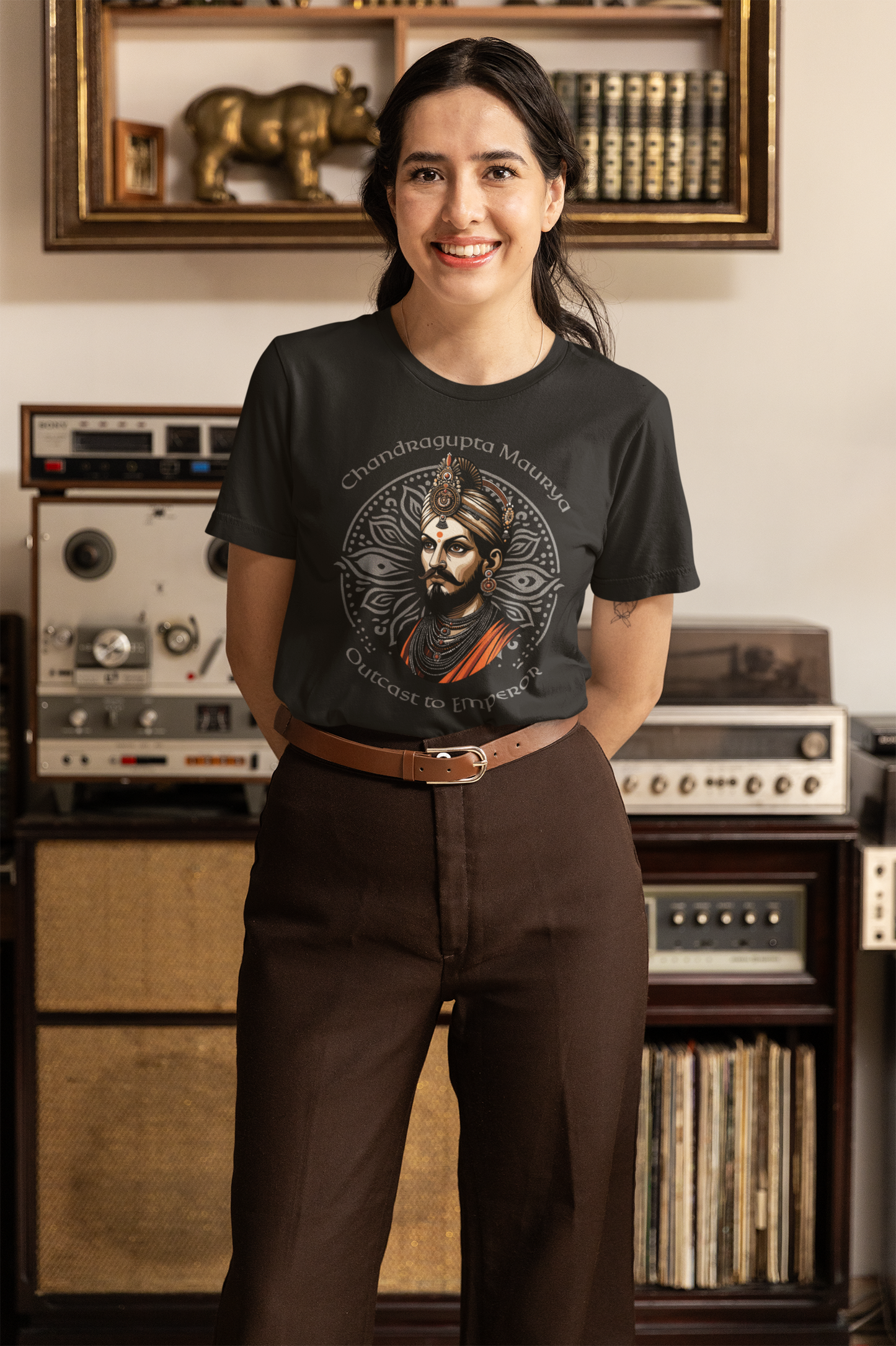 Chandragupta Maurya Unisex T-Shirt - The Indian Chronicles