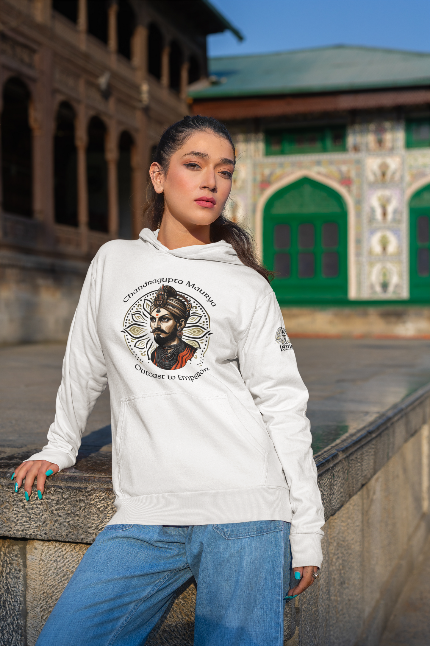 Chandragupta Maurya Hoodie (Unisex) - The Indian Chronicles