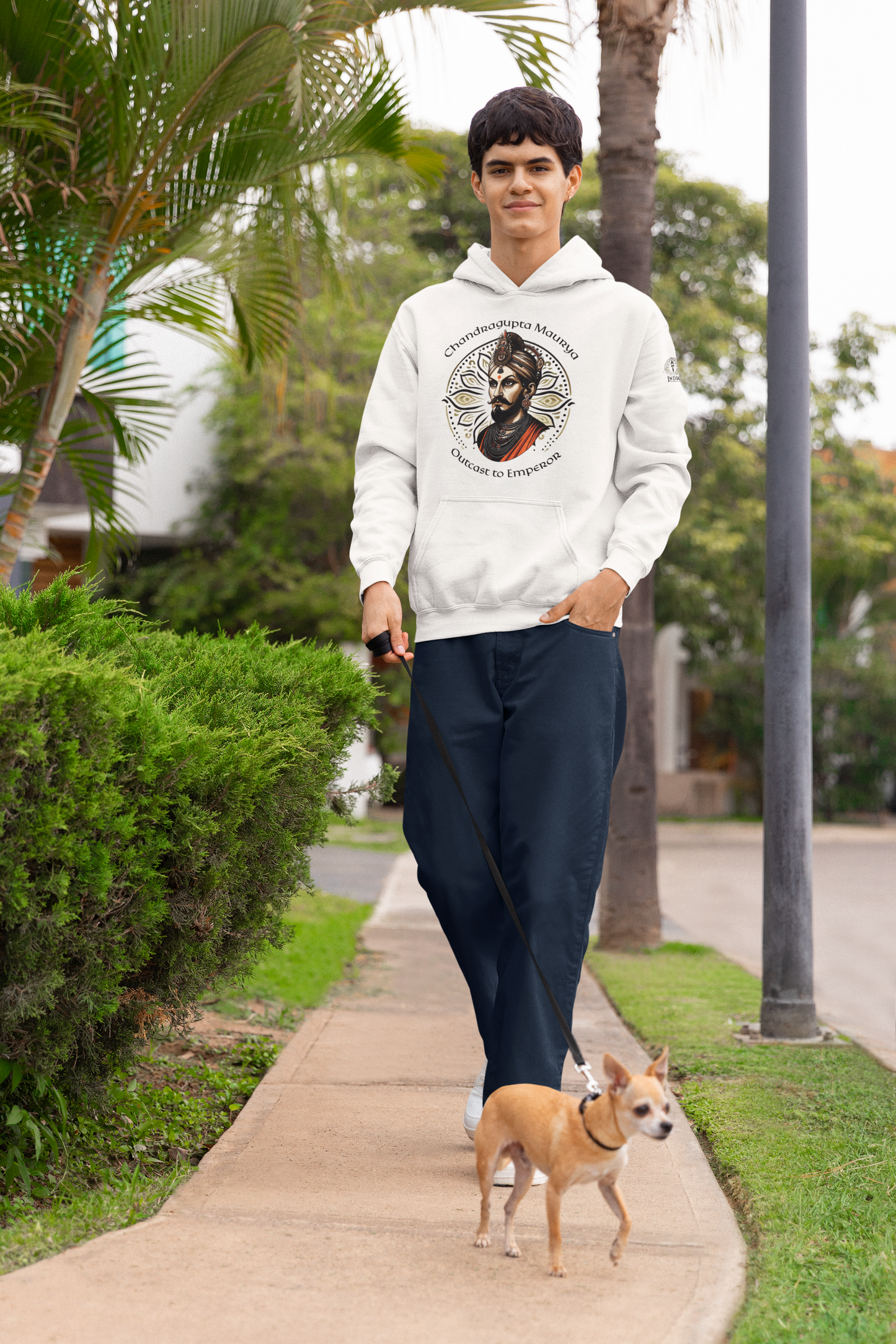 Chandragupta Maurya Hoodie (Unisex) - The Indian Chronicles