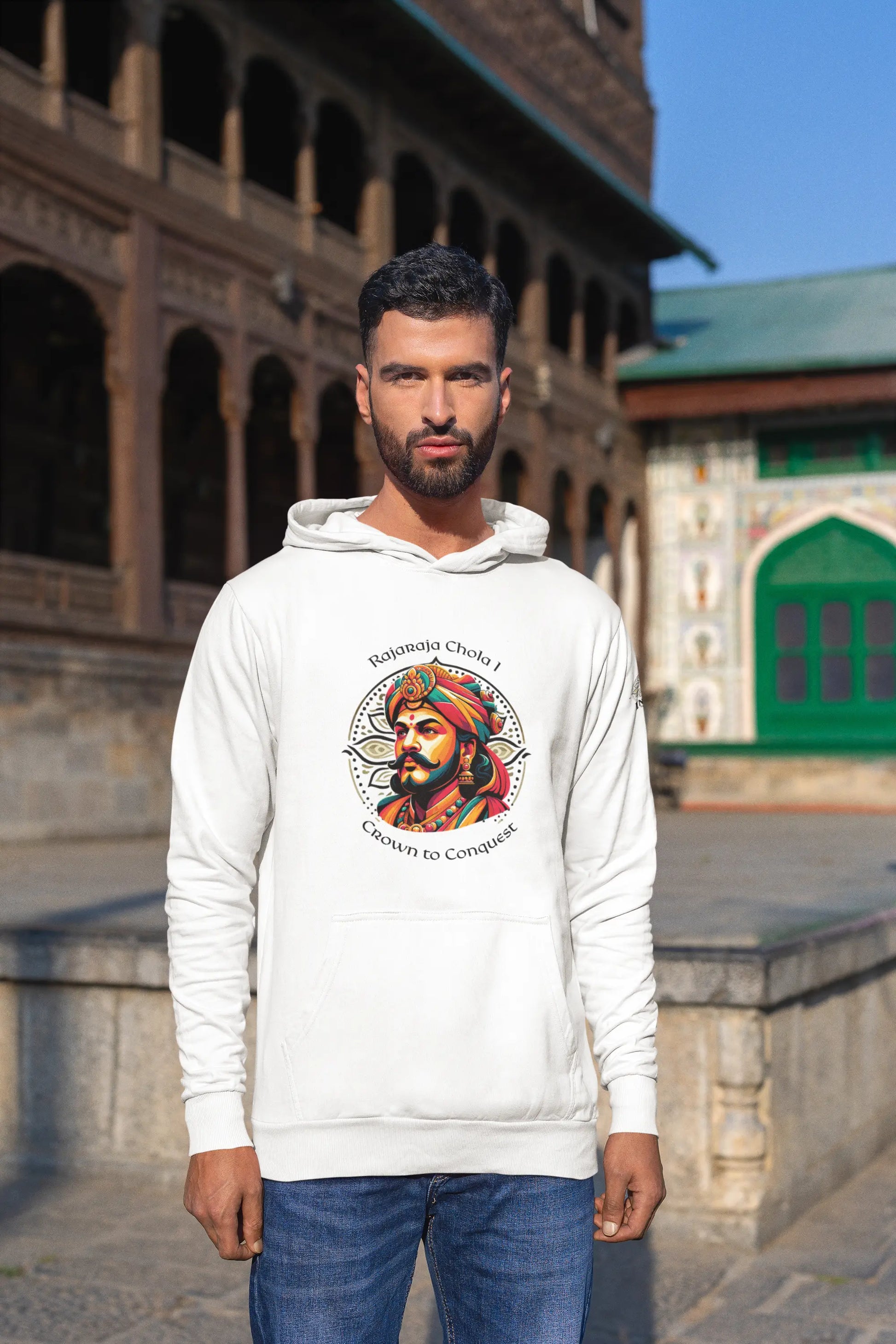 Rajaraja Chola I Hoodie (Unisex) - The Indian Chronicles