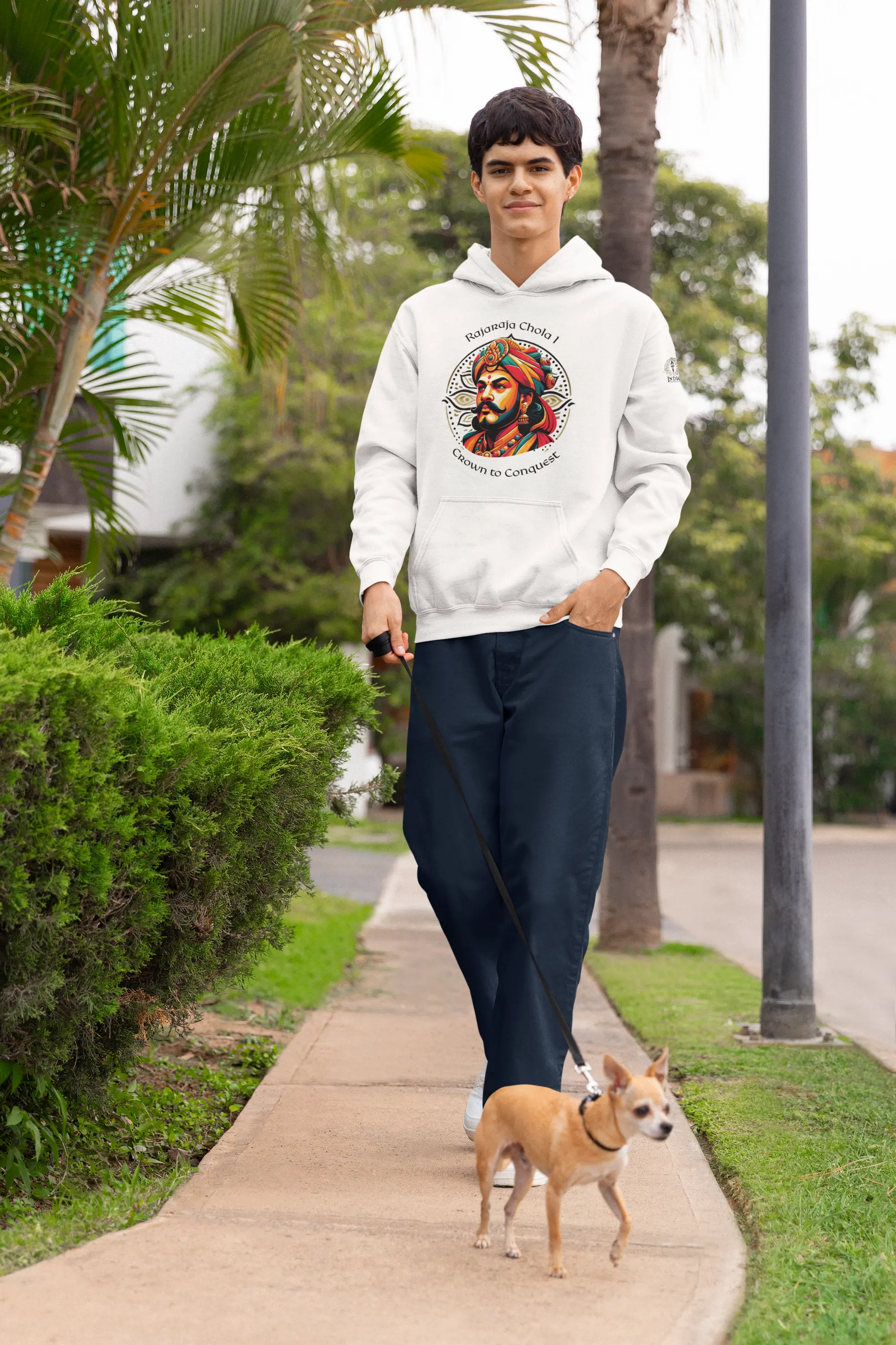 Rajaraja Chola I Hoodie (Unisex) - The Indian Chronicles