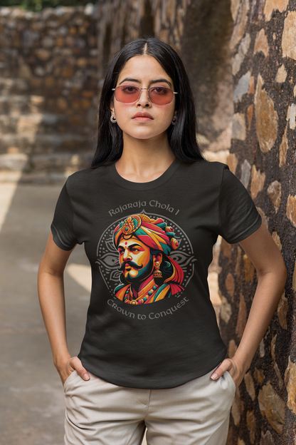 Rajaraja Chola I Women’s Short Sleeve T-Shirt - The Indian Chronicles