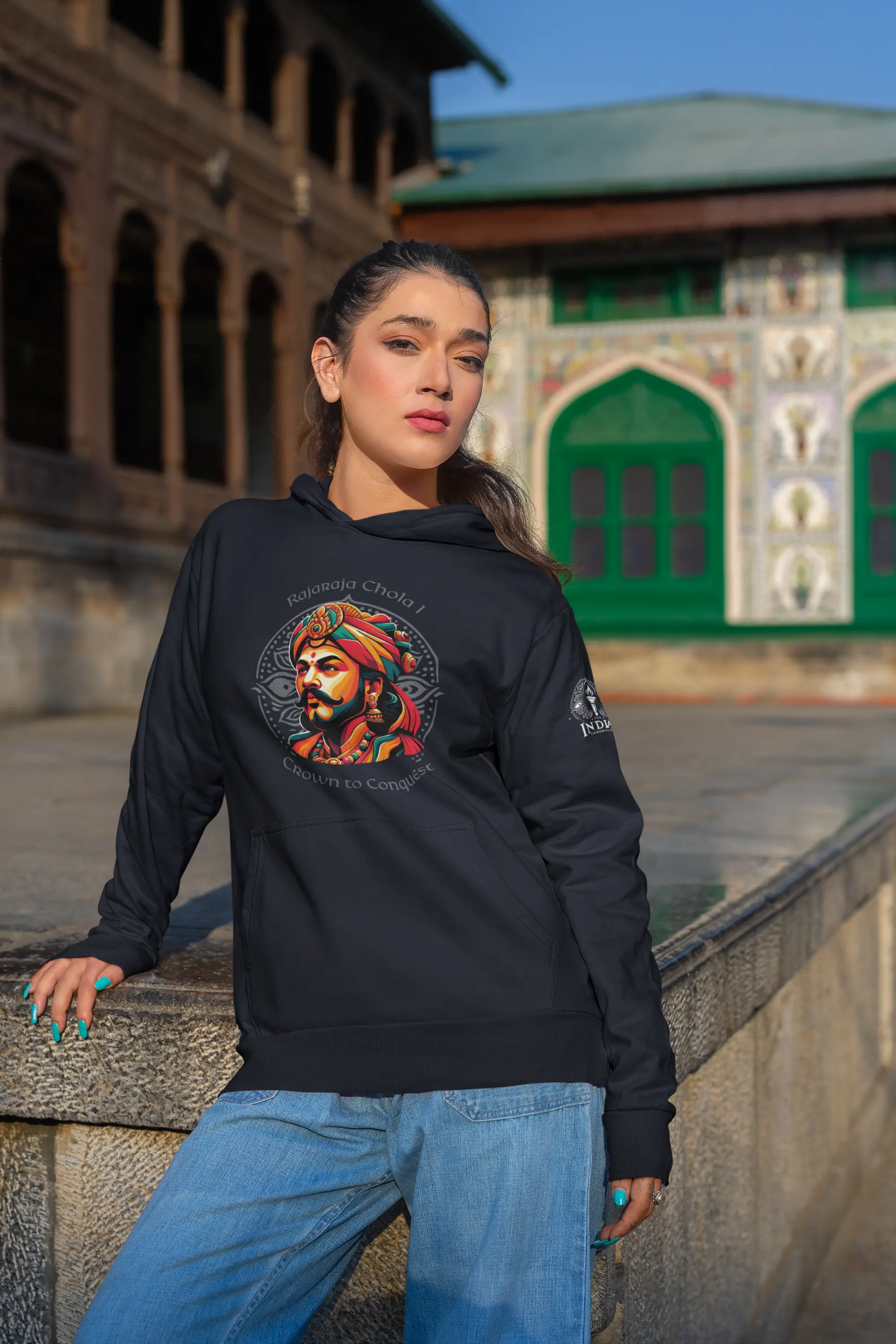 Rajaraja Chola I Hoodie (Unisex) - The Indian Chronicles