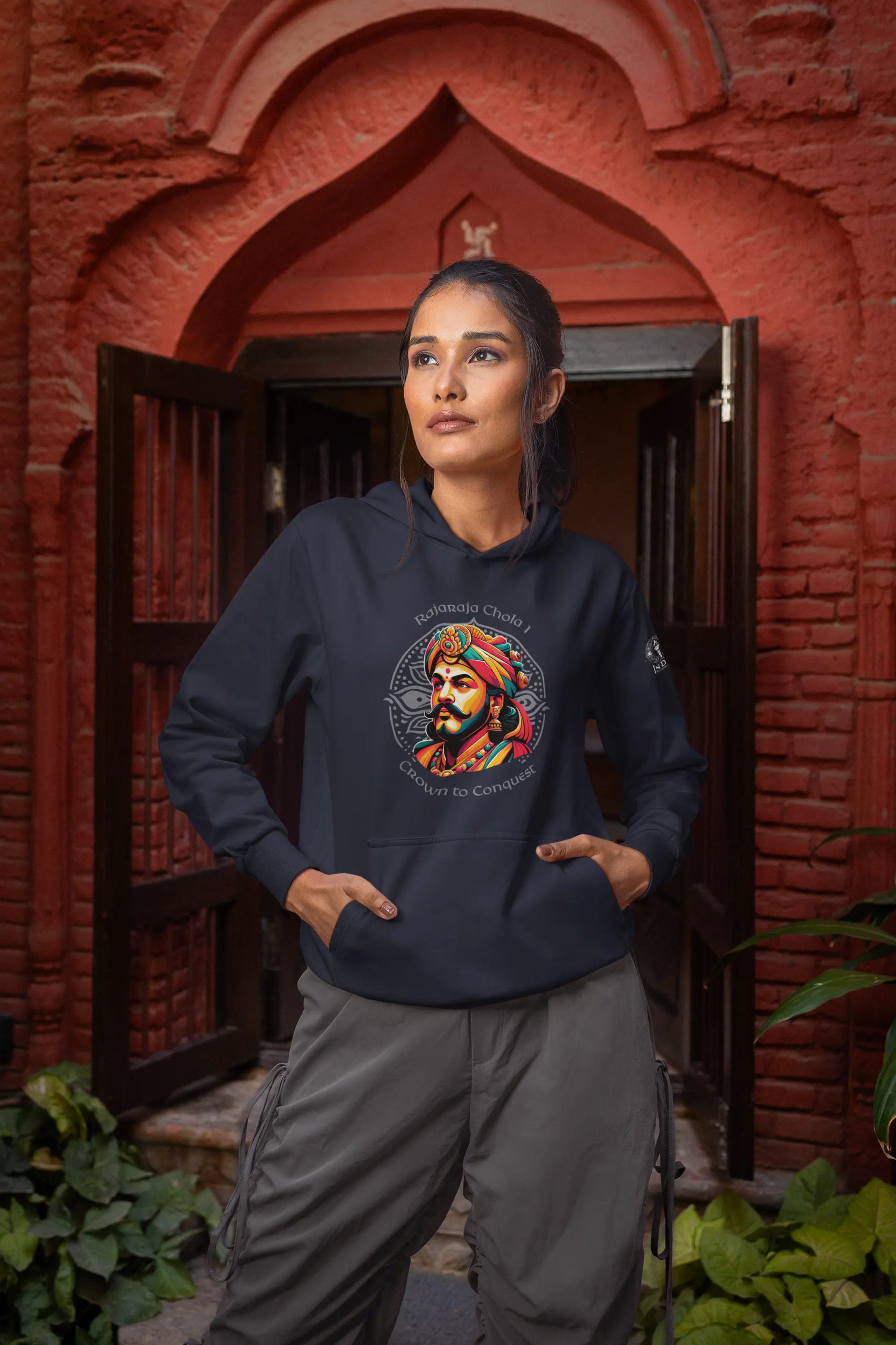 Rajaraja Chola I Hoodie (Unisex) - The Indian Chronicles