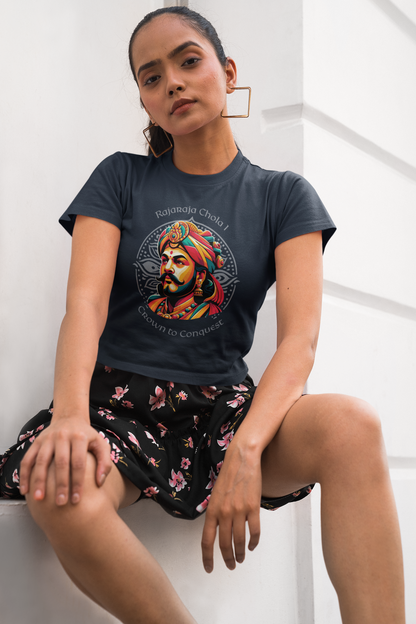 Rajaraja Chola I Women’s Short Sleeve T-Shirt - The Indian Chronicles