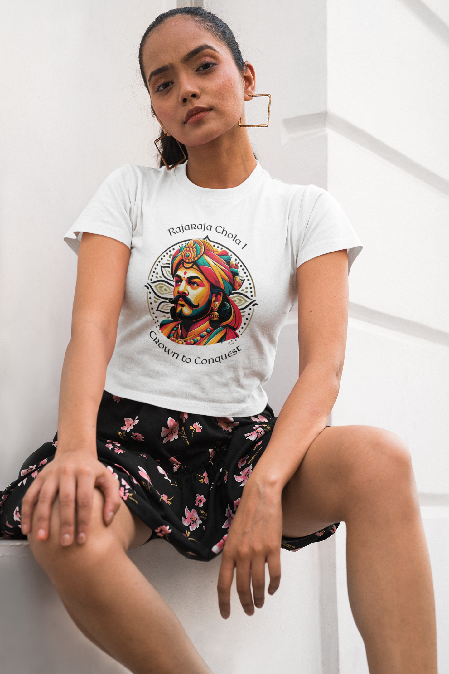 Rajaraja Chola I Women’s Short Sleeve T-Shirt - The Indian Chronicles