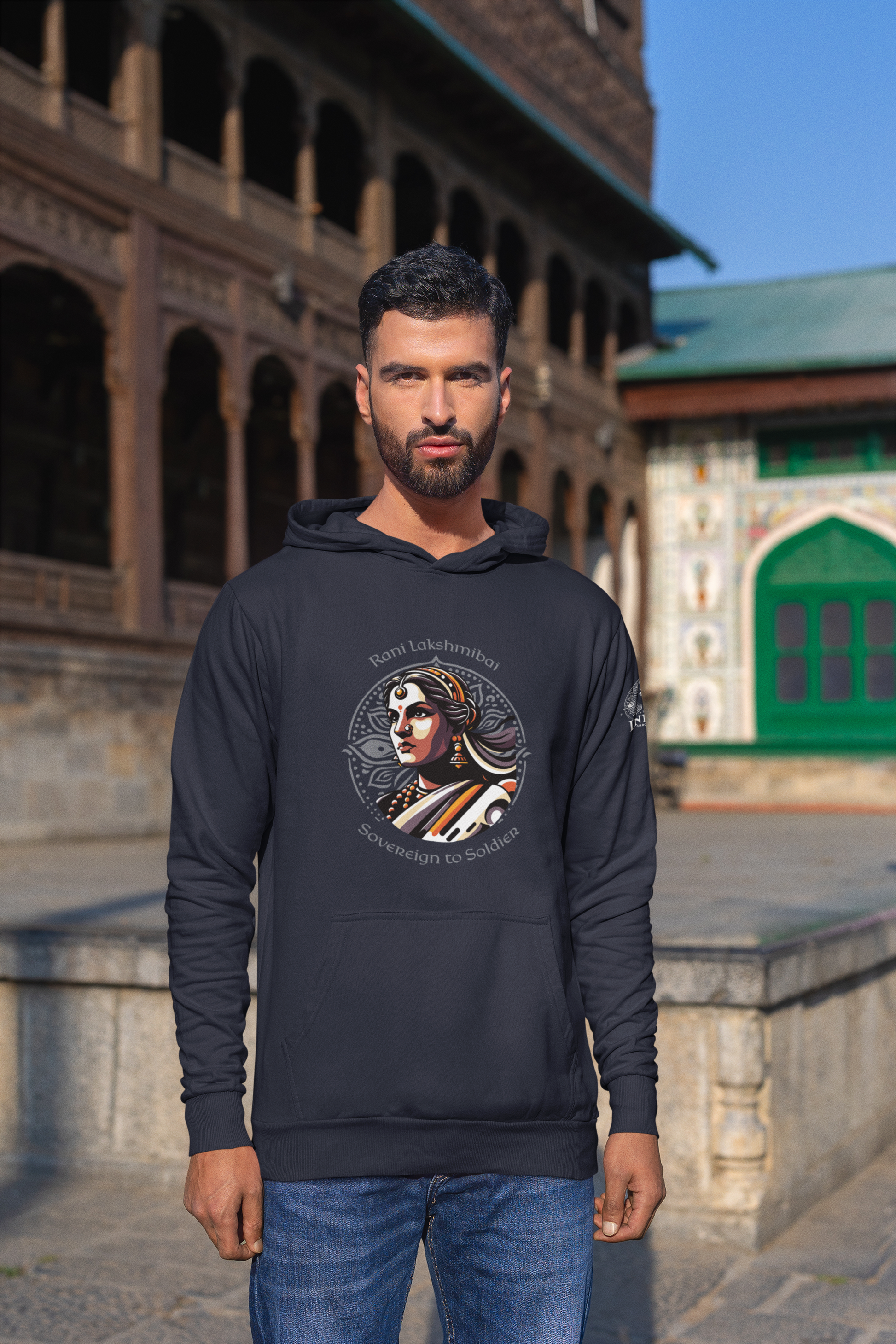 Rani Lakshmibai Hoodie (Unisex) - The Indian Chronicles