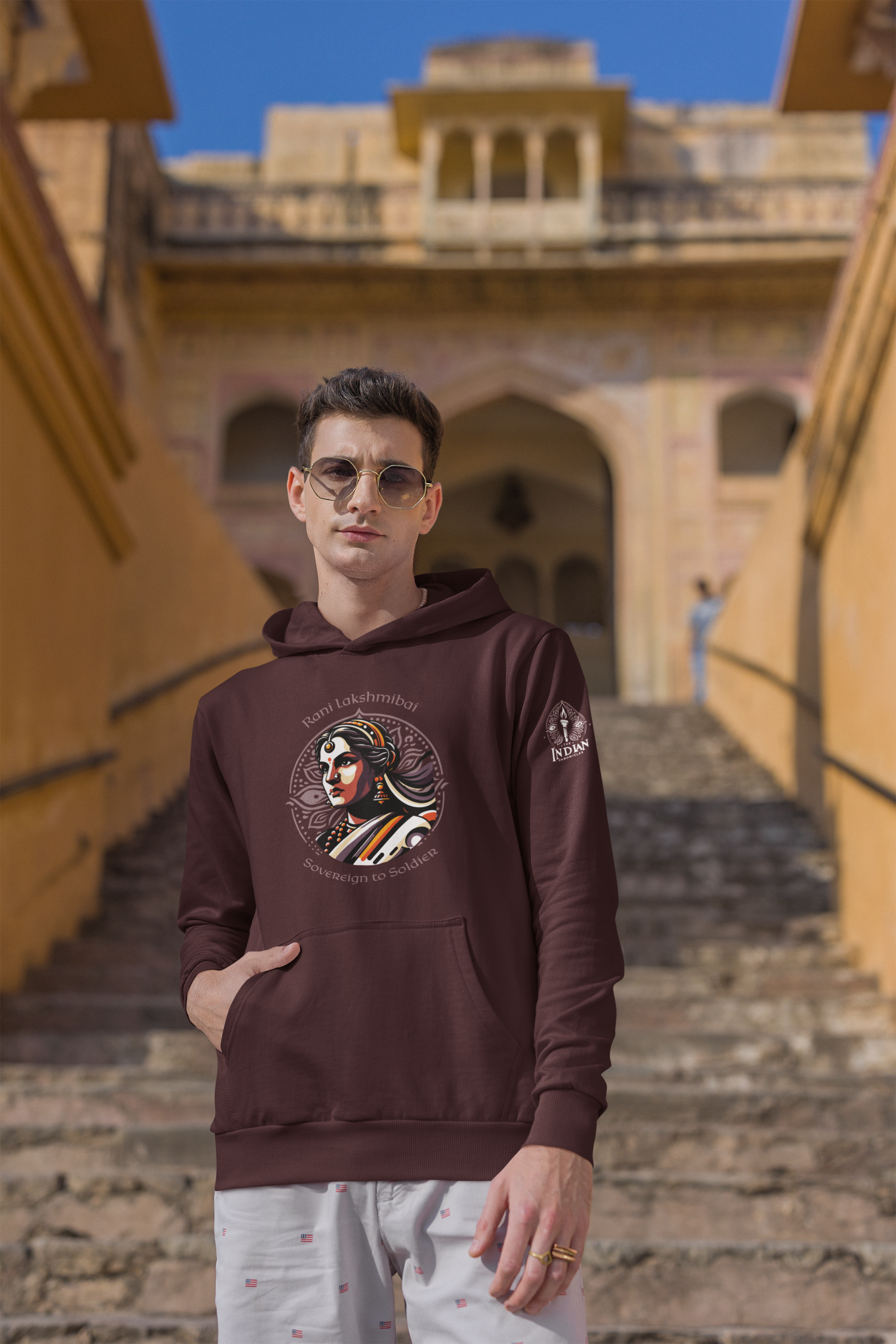 Rani Lakshmibai Hoodie (Unisex) - The Indian Chronicles