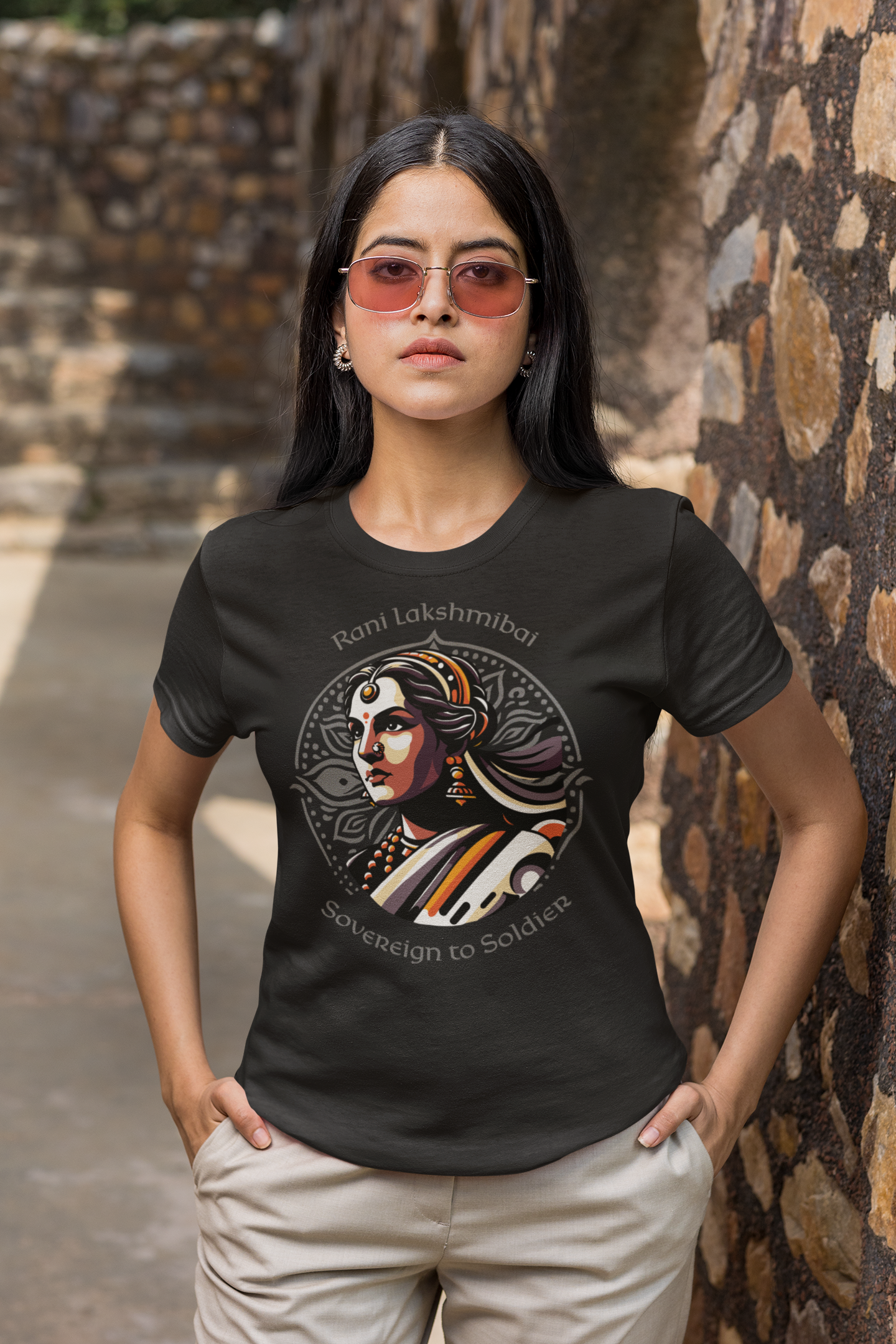 Rani Lakshmibai Women’s Short Sleeve T-Shirt - The Indian Chronicles