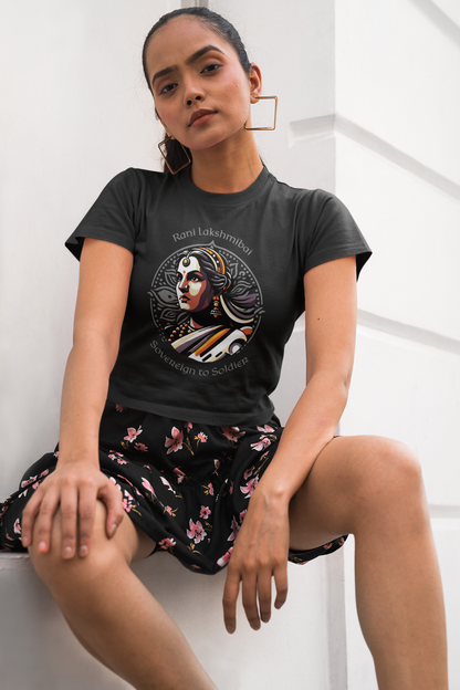 Rani Lakshmibai Women’s Short Sleeve T-Shirt - The Indian Chronicles