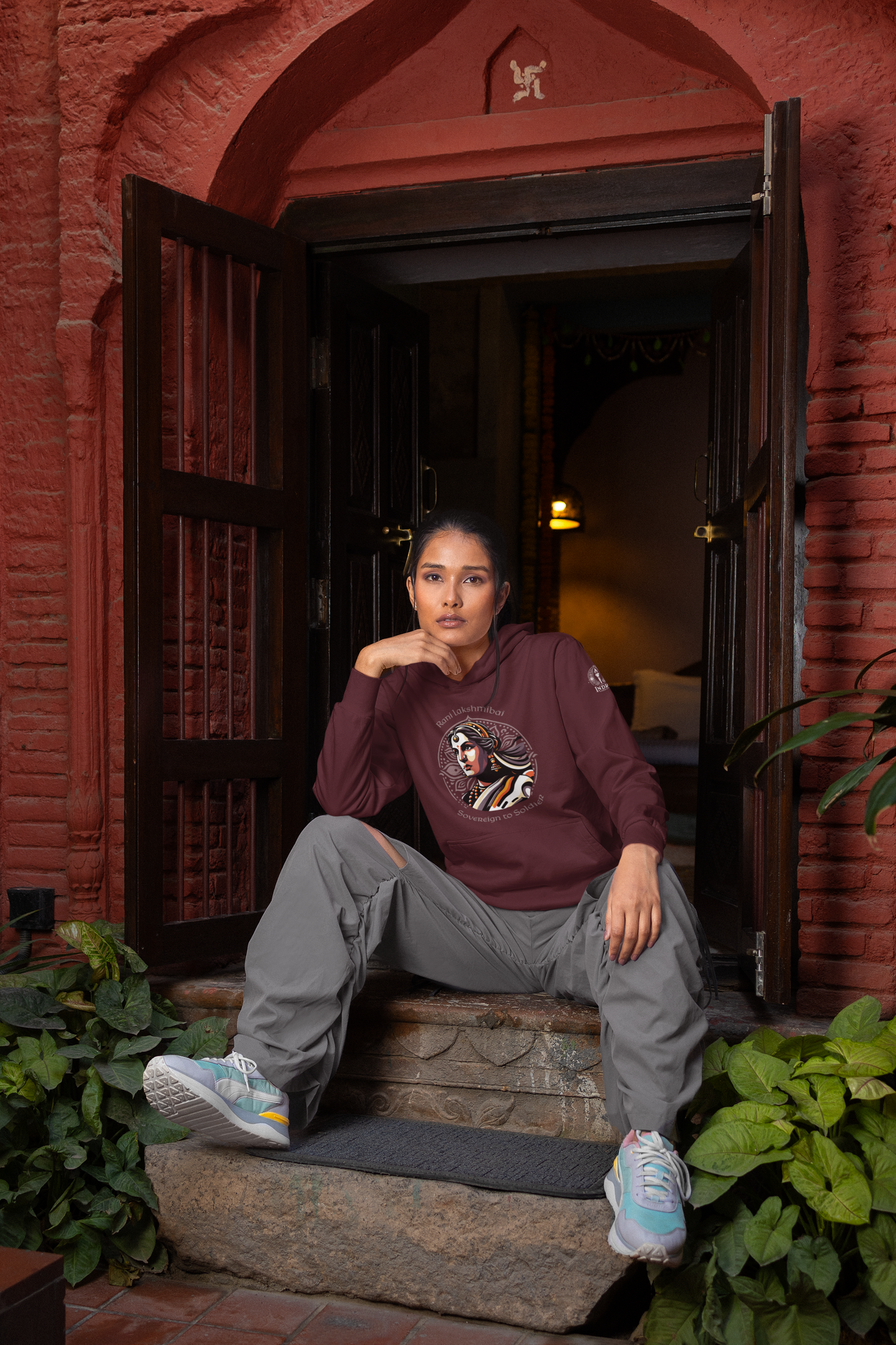 Rani Lakshmibai Hoodie (Unisex) - The Indian Chronicles