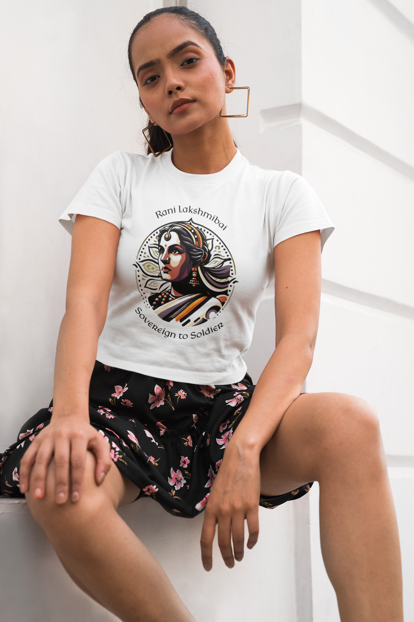 Rani Lakshmibai Women’s Short Sleeve T-Shirt - The Indian Chronicles