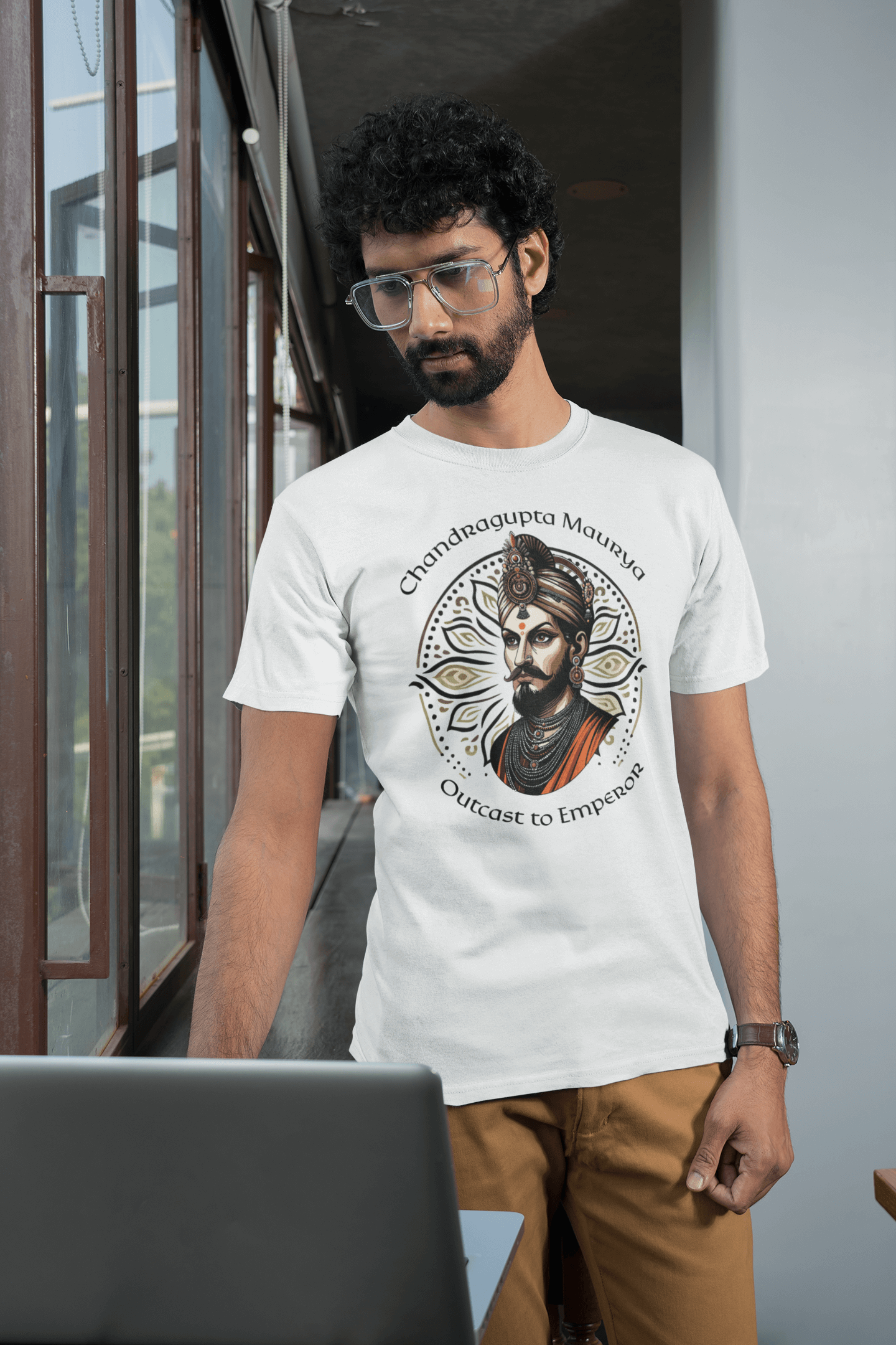 Chandragupta Maurya Unisex T-Shirt - The Indian Chronicles