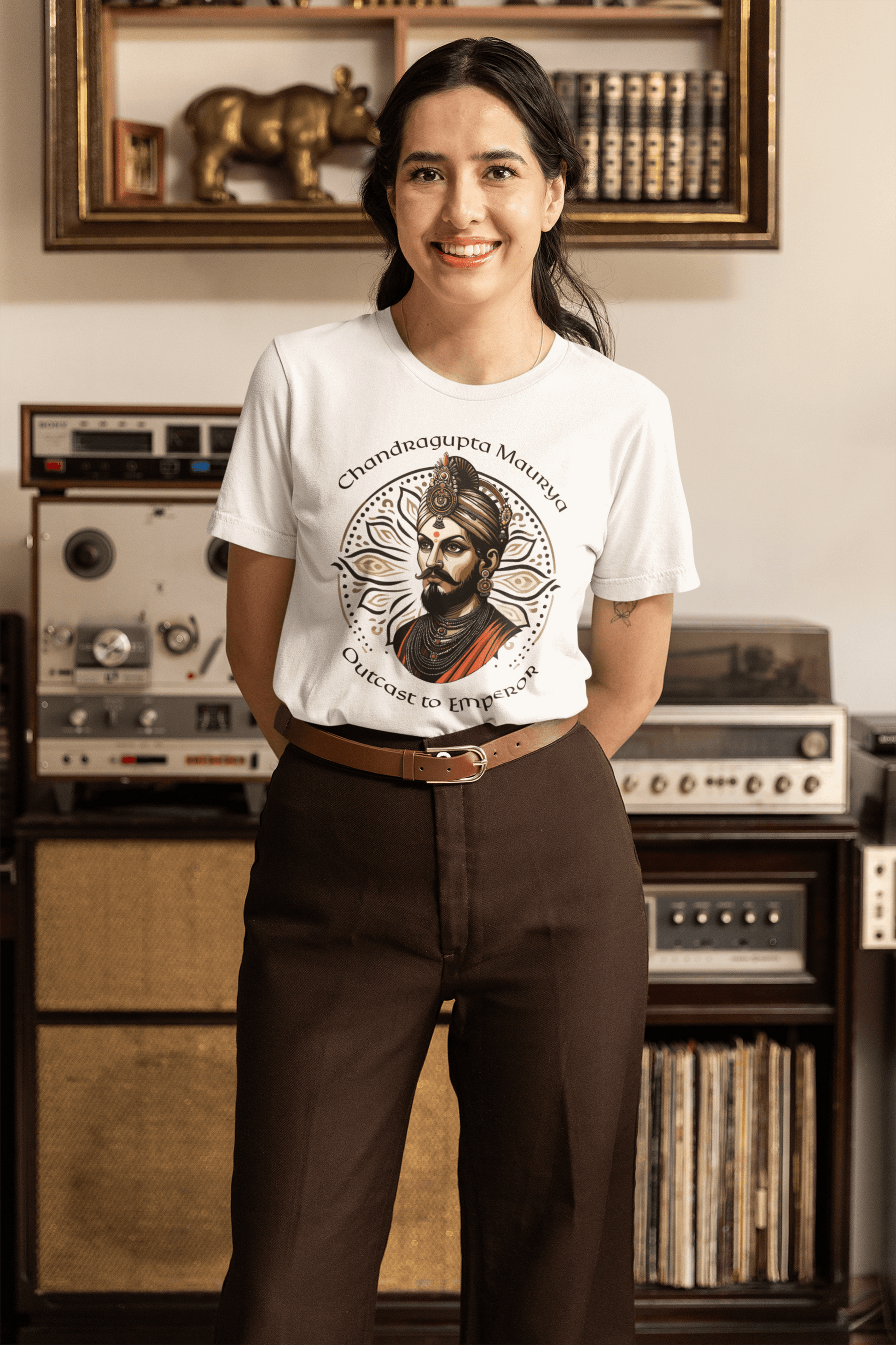 Chandragupta Maurya Unisex T-Shirt - The Indian Chronicles