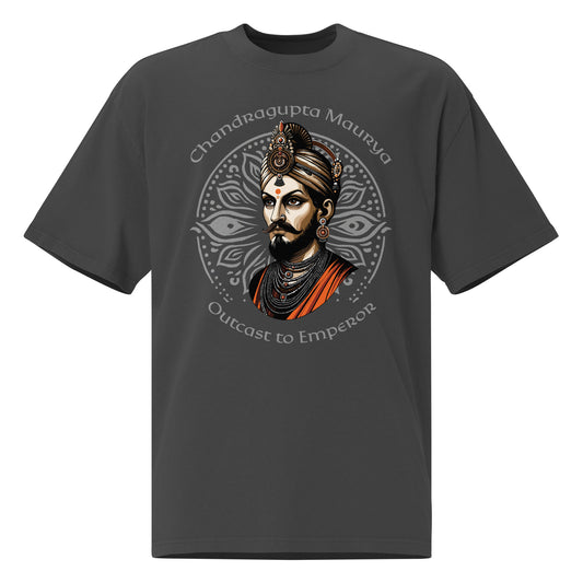 Chandragupta Maurya Oversized T-Shirt (Unisex) - The Indian Chronicles