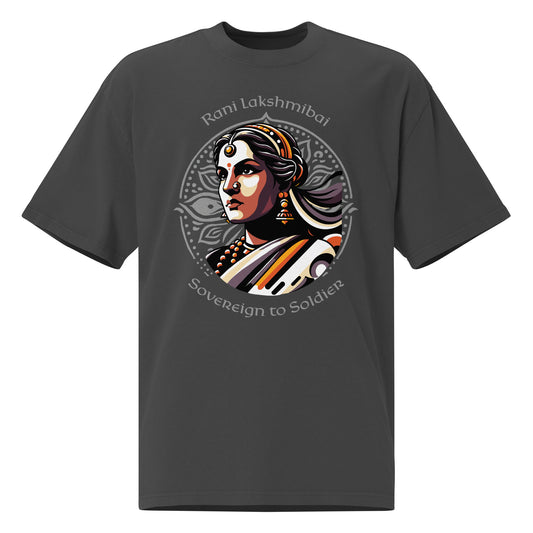 Rani Lakshmibai Oversized T-Shirt (Unisex) - The Indian Chronicles