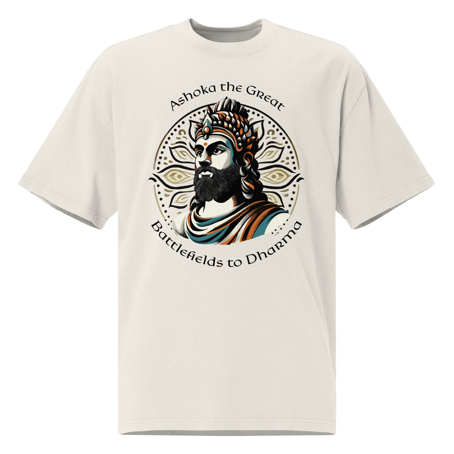 Ashoka the Great Oversized T-Shirt (Unisex) - The Indian Chronicles