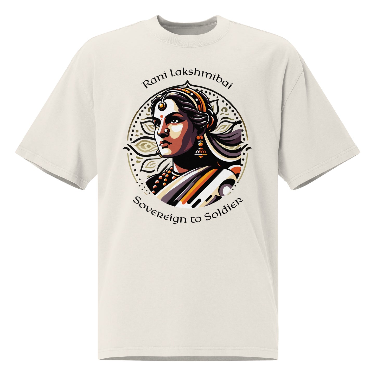 Rani Lakshmibai Oversized T-Shirt (Unisex) - The Indian Chronicles