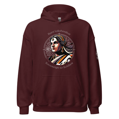 Rani Lakshmibai Hoodie (Unisex) - The Indian Chronicles