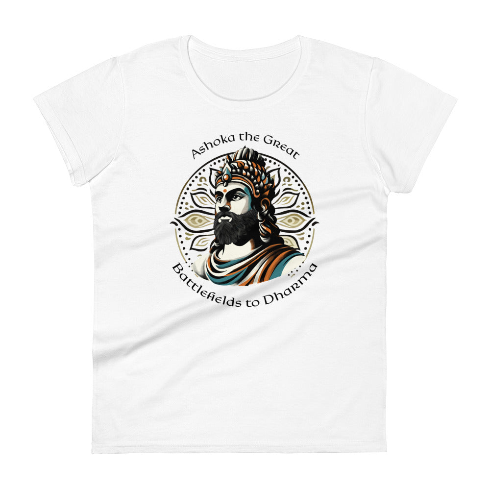 Ashoka the Great Women’s Short Sleeve T-Shirt - The Indian Chronicles